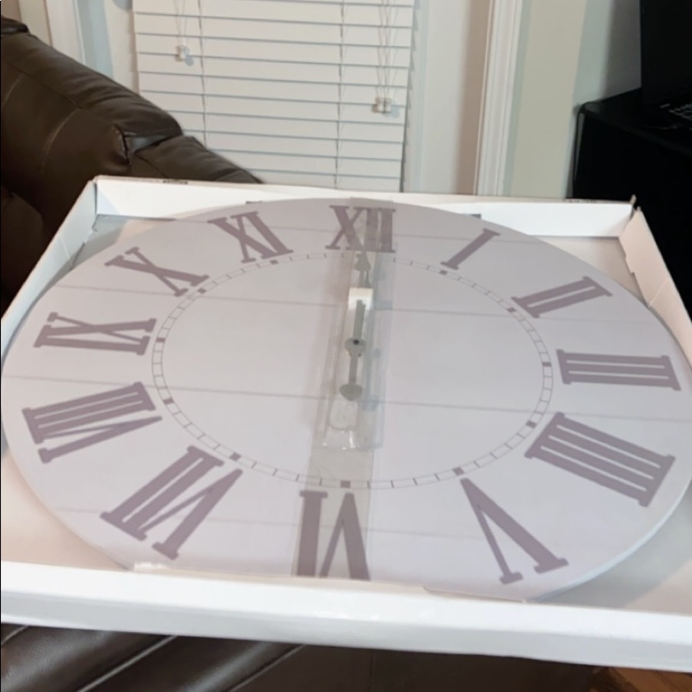 Brand new wooden clock
